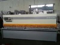 Yawei 6mm পত্রক ধাতু কাটন মেশিন কাটন