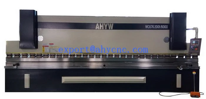 AHYW Yawei 6m শীট ধাতু নমন মেশিন 2 অক্ষ